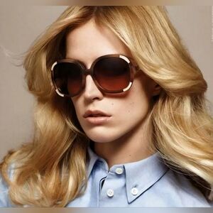 Chloe Acetate Oversized Sunglasses